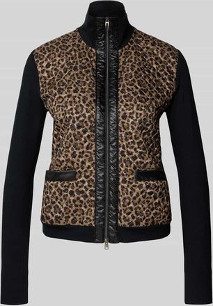 Marc Cain Strickjacke mit Reißverschluss in Black, Größe 36