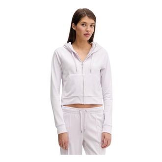 Juicy Couture Dames, Sweatshirts & Hoodies, Paars, Maat: S Velours
