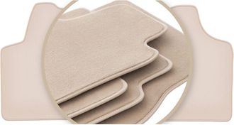 OEM Alfombrillas Beige Premium Para: Peugeot Expert Ii Furgoneta 2007-2016