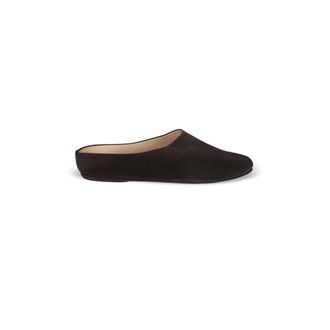 Cortana Grijze su&egrave;de babouche - Dames - Pantoffels - Grijs - 38 EU - Su&egrave;de - Schoenen
