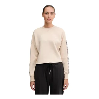 Guess Dames, Sweatshirts & Hoodies, Beige, Maat: L