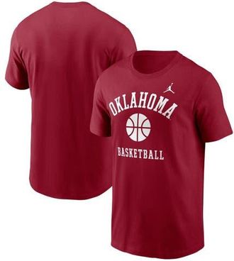 Jordan Brand Mens Jordan Brand Crimson Oklahoma Sooners Basketball Icon T-Shirt at Nordstrom, Size Xx-Large