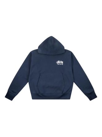St&uuml;ssy Basic hoodie - men - Fabric - S - Blue