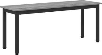 vidaXL Banco Sonoma Gris 110 X 35 X 45 Cm Madera De Ingenier&iacute;a Vidaxl