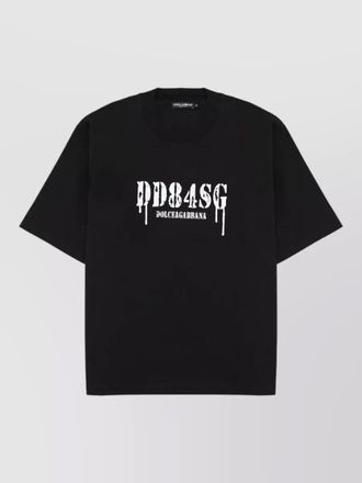 Dolce & Gabbana logo crew neck t shirt graphic print