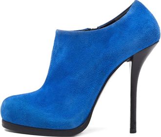 Balenciaga 125mm suede boots - Blue