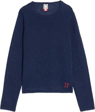 Ines De La Fressange Dames, Truien, Blauw, Maat: XS Linnen