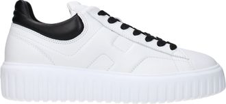 Hogan Sneakers H stripes Uomo Pelle Bianco/Nero