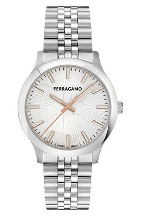 Ferragamo Duo Bracelet Watch, 40mm in Stainless Steel at Nordstrom
