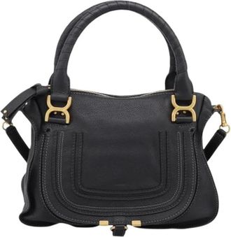 Chlo&eacute; Pre-owned Handbag - Dames - Vintage Handtas - Zwart - ONE Size - Leer - Vintage