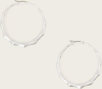 AllSaints Brass Clara Medium Hoop Earrings, Size: One Size