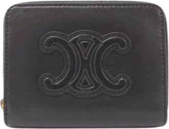 Celine Pre-owned Wallets, male, Black, Size: ONE SIZE Pre-owned Calf Coin Case