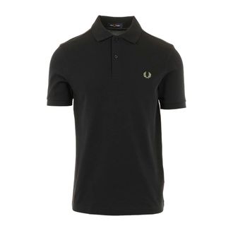 Fred Perry Polo Shirts, male, Blue, Size: XL Short-sleeve Polo Shirt
