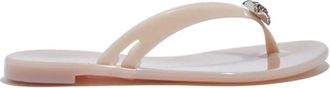 Casadei Jelly Jeweled PVC Slippers - Dames - Slippers - Beige - 35 EU - Schoenen