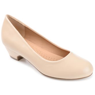 Journee Collection Women & apos;s Comfort Saar Medium and Wide Width Pumps