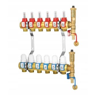 OEM Colector Para Suelo Radiante 6 Circuitos