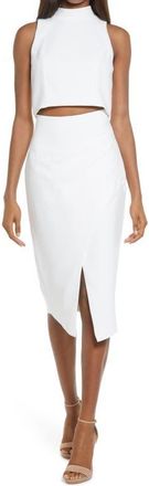 Black Halo Juma Two Piece Sleeveless Sheath Dress in Porcelain at Nordstrom, Size 12