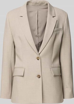 Selected Regular Fit Blazer mit Viskose-Anteil Modell RITA in Beige, Gr&ouml;&szlig;e 34