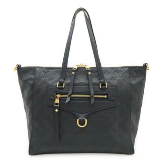 Louis Vuitton Galle Infini Navy Monogram Empreinte Tote Bag (Pre-Owned)