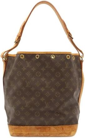 Louis Vuitton Pre-owned Monogram Schoudertas - Dames - Vintage Schoudertas - Bruin - ONE Size - Leer - Vintage