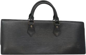 Louis Vuitton Pre-owned Handbags, female, Black, Size: ONE SIZE Pre-owned Leather handbags