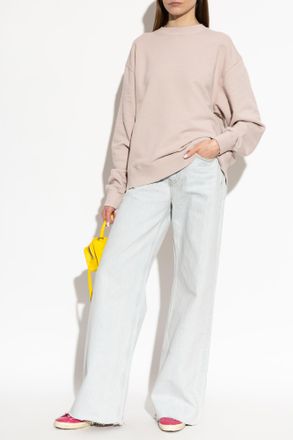 Golden Goose Oversize Sweatshirt, Womens, Pink