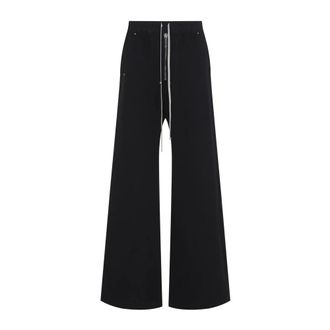 Rick Owens Heren, Broeken, Zwart, Maat: M Katoen