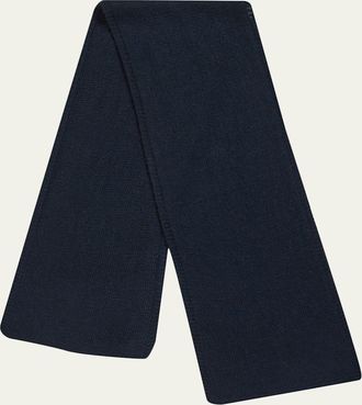 Anderson & Sheppard Mens Muskox Knitted Scarf