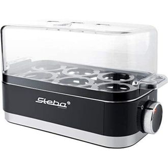 Steba Cocedor De Huevos Ek 7 Inserto Para Escalfar Para M&aacute;x. 6 Huevos Interruptor De Encendido/apagado Funci&oacute;n De Mantenimiento En Caliente Bandeja