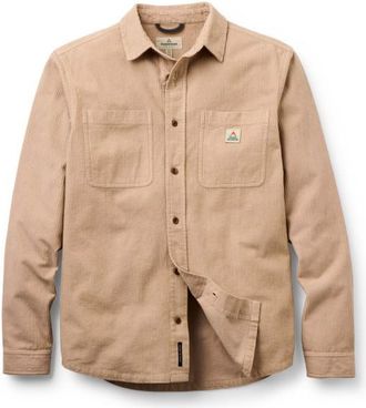Passenger Backcountry Grid Cord Shirt Hemd f&uuml;r Herren | beige
