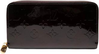 Louis Vuitton Pre-owned Vintage Portemonnee - Dames - Vintage Accessoires - Paars - ONE Size - Leer - Vintage