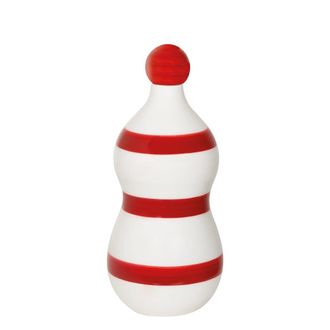 Zafferano Lido - botella de cer&aacute;mica con franjas de zafferano rojo