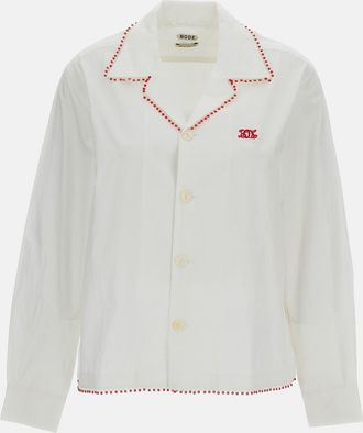 Bode Camicia Maniche Lunghe Redbud