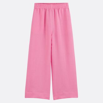 La Redoute Collections Wijde linnen broek, gemaakt in Frankrijk