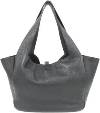 Saint Laurent Pre-owned LE 5 A 7 BEA Deerskin Bag - Dames - Vintage Schoudertas - Zwart - ONE Size - Leer - Vintage