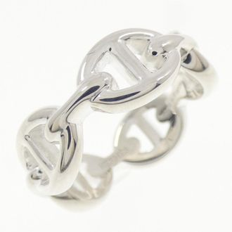 Herm&egrave;s Silver 925 Band Ring (Pre-Owned)
