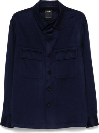 Ermenegildo Zegna Camicia Alba - Blu