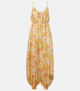 Zimmermann Solstice silk floral jumpsuit