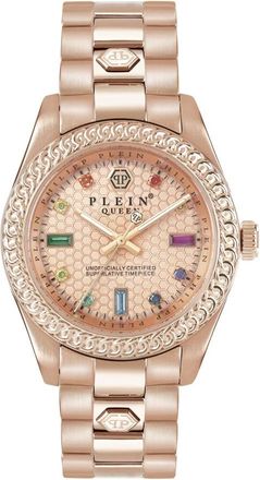 Philipp Plein Queen Crystal Queen 36Mm - Dames - Horloges - Geel - ONE Size - Accessoires