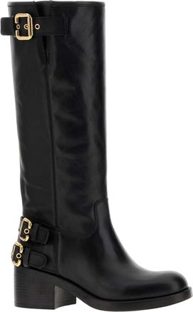 Chlo&eacute; Black Stivali Boot