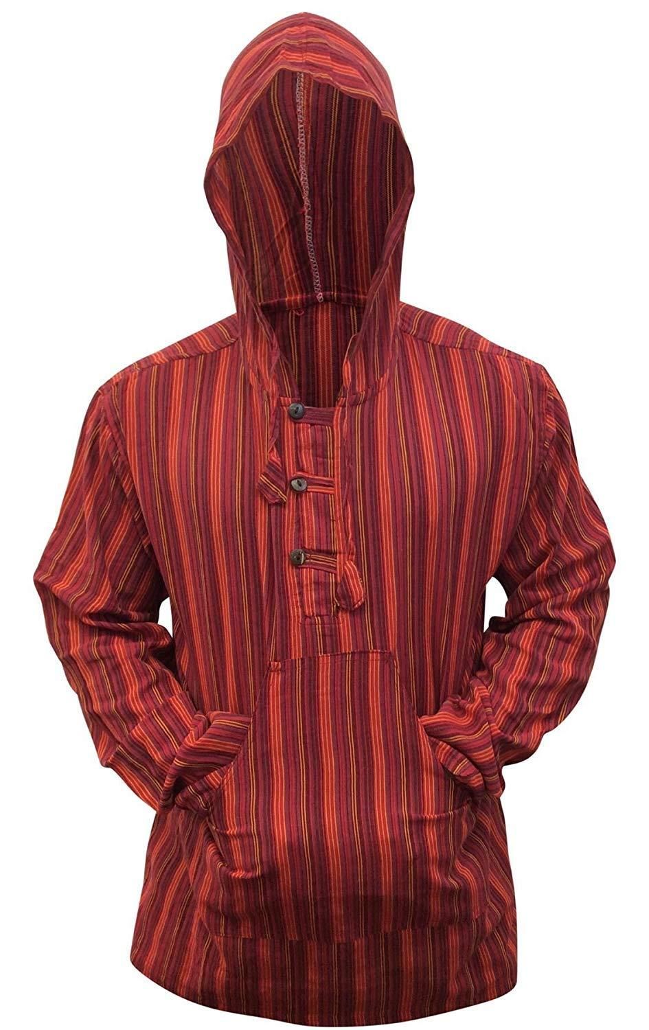 SHOPOHOLIC FASHION Kleurrijke hippie-hoodie voor dames, Meerkleurig, 3XL