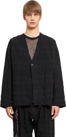 Jan-Jan Van Essche Unlined collarless blazer