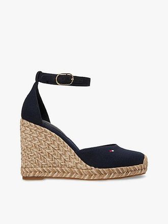 Tommy Hilfiger Canvas High Wedge Espadrilles