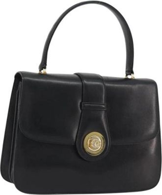 Gucci Pre-owned Vintage Hand Bag - Dames - Vintage Handtas - Zwart - ONE Size - Leer - Vintage