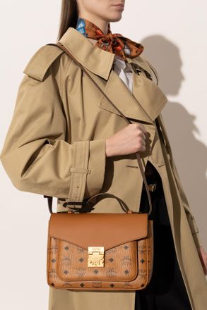 MCM Handbag Tracy Small, Womens, Brown