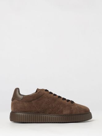 Hogan Sneakers H-Stripes in pelle scamosciata con logo H traforato