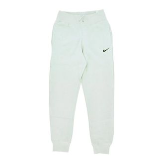 Nike Hoge Taille Fleece Joggers Sportkleding Broek - Dames - Trainingsbroeken - Grijs - M - Katoen - Fitness