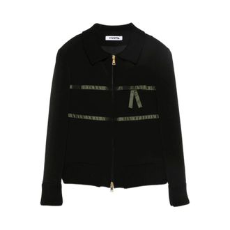 Vivetta Light Jackets, female, Black, 2XS, Outerwear Vivetta