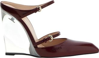 Gucci Schoenen, Dames, Rood, 37 EU, Wedges