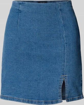 Noisy May Jeansrock mit Gehschlitz Modell RONNIE in Jeansblau, Gr&ouml;&szlig;e L